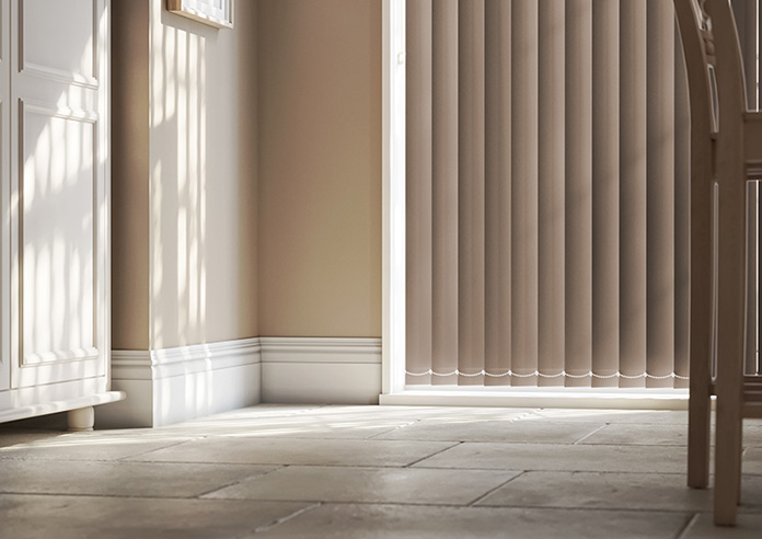 Trinity (Blackout), Truffle - Vertical Blind - Image 5